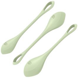 SATISFYER - YONI POWER 2 KIT DE ENTRENAMIENTO VERDE MOMENTO TABU