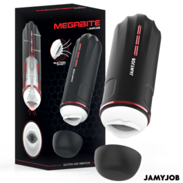 JAMYJOB - MEGABITE MASTURBADOR BOCA AUTOMÁTICO 5 MODOS SUCCIONADOR Y VIBRACIÓN
