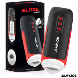 JAMYJOB - BLAZE MASTURBADOR BOCA AUTOMÁTICO 5 MODOS SUCCIONADOR Y VIBRACIÓN