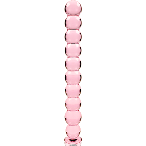 NEBULA SERIES BY IBIZA - MODELO 22 DILDO CRISTAL BOROSILICATO ROSA 21.5 CM -O- 2.5 CM