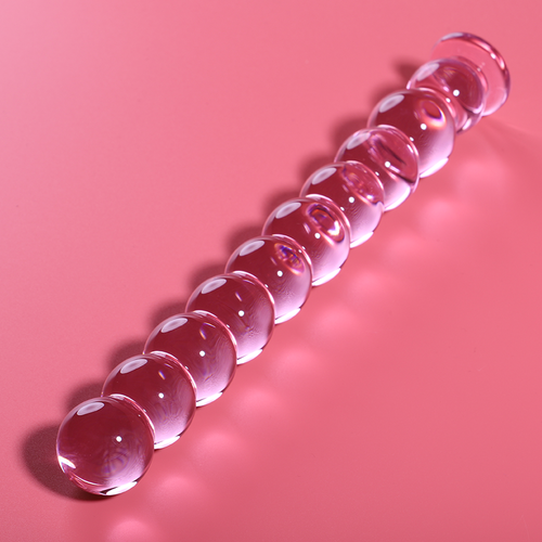 NEBULA SERIES BY IBIZA - MODELO 22 DILDO CRISTAL BOROSILICATO ROSA 21.5 CM -O- 2.5 CM