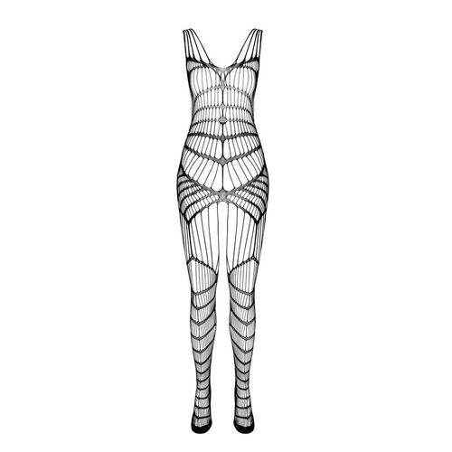 PASSION - BS 102 BODYSTOCKING BLANCO TALLA ÚNICA