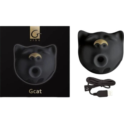 G-VIBE - GCAT MYSTIC ONDAS ESTIMULADORAS DE CLÍTORIS NEGRO