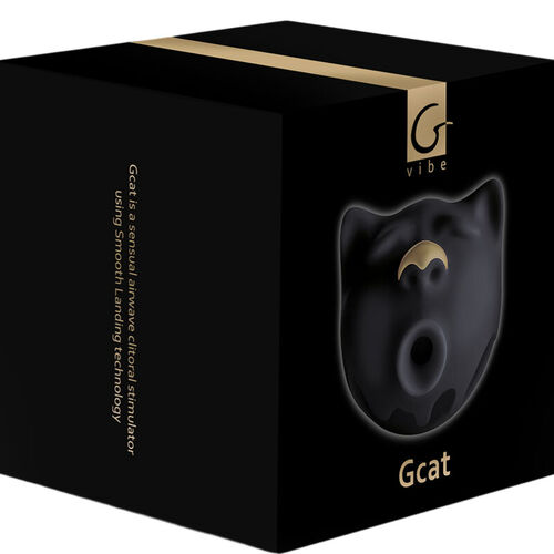 G-VIBE - GCAT MYSTIC ONDAS ESTIMULADORAS DE CLÍTORIS NEGRO