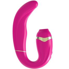 ADRIEN LASTIC - MYG SUCCIONADOR CLÍTORIS Y ESTIMULADOR G-SPOT ROSA