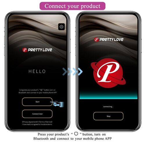 PRETTY LOVE - LIAM VIBRADOR RABBIT & PUNTO G CONTROLADO POR APP LILA