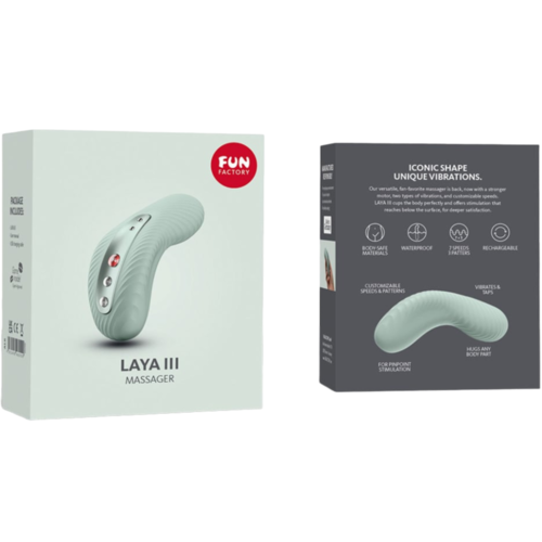 FUN FACTORY - LAYA III VIBRADOR LAY-ON CLITORIS RECARGABLE VERDE