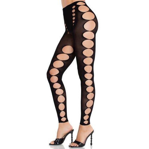 LEG AVENUE - MEDIAS OPACAS SIN TIRANTES Y COSTURAS NEGRO