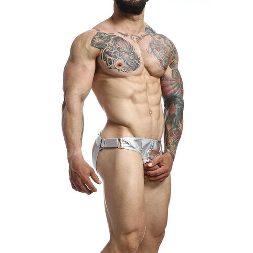 MOB - DNGEON JOCKSTRAP ANILLO PARA EL PENE PLATEADO TALLA ÚNICA