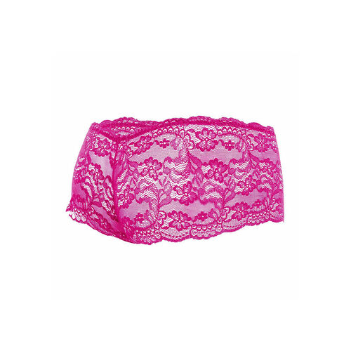 MOB - BOXER ENCAJE ROSA TALLA L/XL