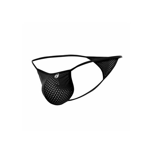 MOB - V-STRING DE MICROFIBRA NEGRA TALLA L/XL