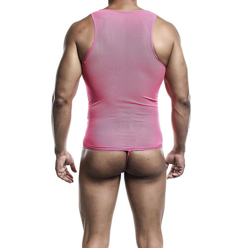 MOB - BODYSHEER TRANSPARTE ROSA TALLA L/XL