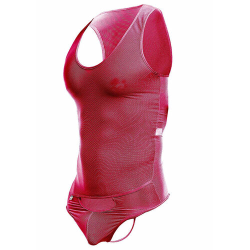 MOB - BODYSHEER TRANSPARTE ROJO TALLA L/XL