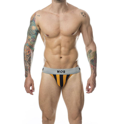 MOB - JOCK CLASICO STRIPE NARANJA TALLA L