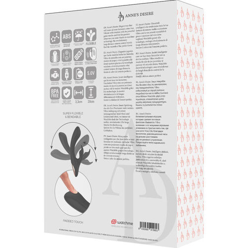 ANNE''S DESIRE - RABBIT CONTROL REMOTO TECNOLOGÍA WATCHME NEGRO/GOLD