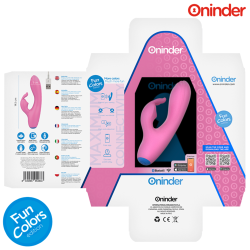 ONINDER CUTE - LOVE BUNNY VIBRADOR PUNTO G Y CLITORIS - APP MUNDIAL GRATUITA