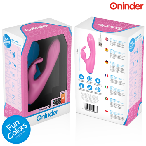 ONINDER CUTE - LOVE BUNNY VIBRADOR PUNTO G Y CLITORIS - APP MUNDIAL GRATUITA
