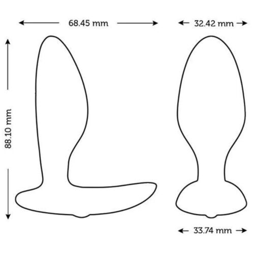 WE-VIBE - DITTO+ PLUG ANAL VIBRADOR NEGRO