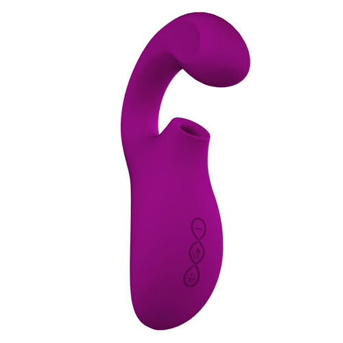 LELO - ENIGMA DOBLE ESTIMULACIÓN SUCCION MASAJEADOR MORADO