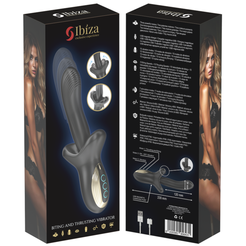 IBIZA - POTENTE VIBRADOR EFECTO THRUSTING Y BITING