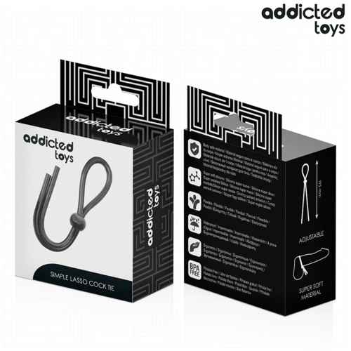 ADDICTED TOYS - CUERDA SILICONA PARA EL PENE DE LAZO SIMPLE