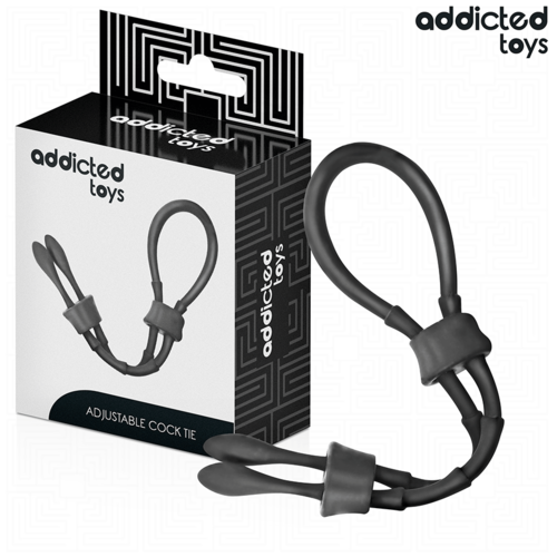 ADDICTED TOYS - CUERDA SILICONA AJUSTABLE PARA EL PENE