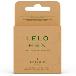 LELO - HEX ORGANIC PRESERVATIVO CAJA 3 UDS
