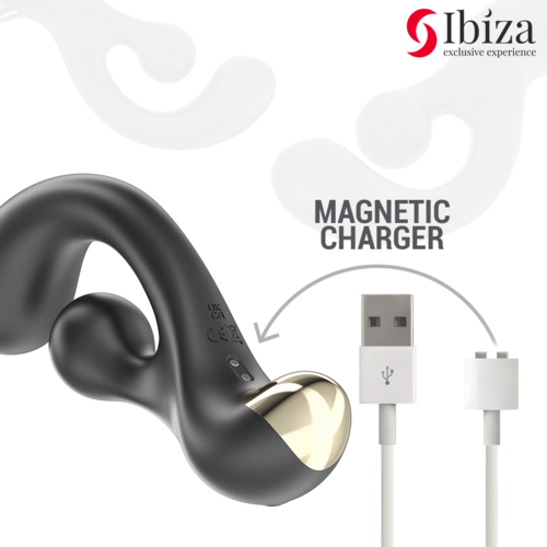 IBIZA -VIBRADOR PUNTO G Y ESTIMULADOR ROTATORIO